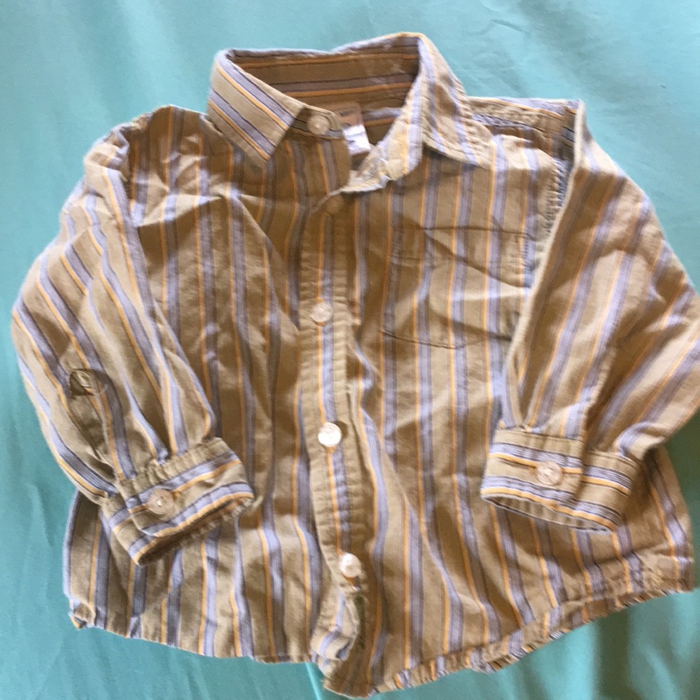 Stripped button up